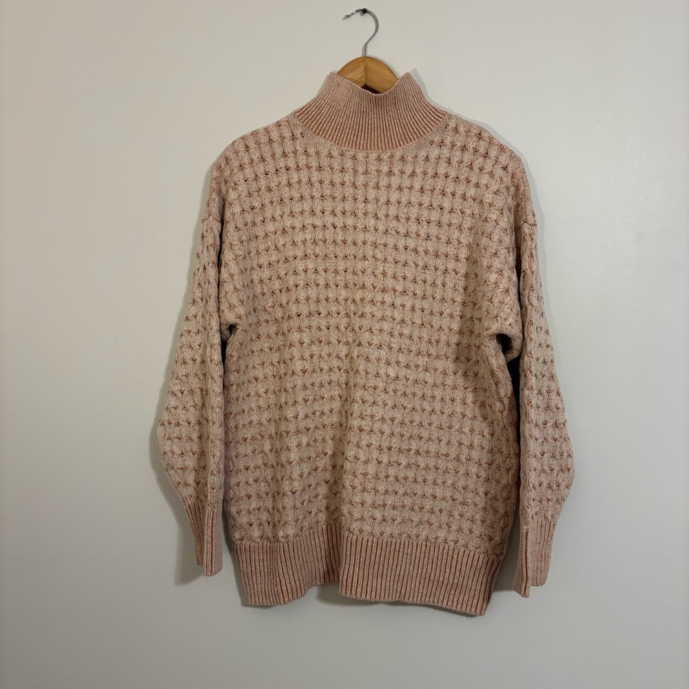 Knox Rose Textured Knit Sweater - Dusty Rose